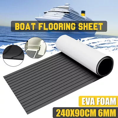 $65.99 • Buy Dark Grey EVA Boat Teak Decking Flooring Charcoal Mat Marine Foam Marine Yacht