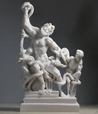 $99.70 • Buy Laocoön & Sons Serpents Vatican Museum Greek Roman Cast Marble Statue Sculpture 