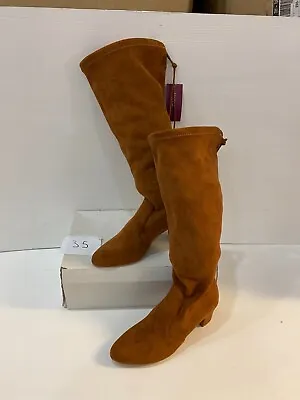 LASCANA Knee High Boots In Brown UK 6 Eur 39 (35) • $113.97