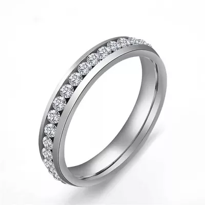 Brand New Men Women Silver Gold Stainless Steel Ring Band Wedding Engagement USA • $6.99