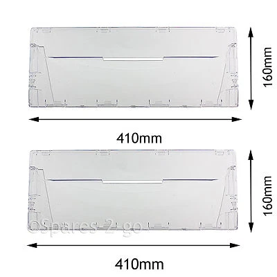 £23.25 • Buy Drawer Flap Front For Indesit Fridge Freezer CAA55SUK CAA55UK NCAA55UK X 2