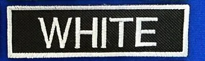 £2.93 • Buy Custom Name Patch Personalised 75X30mm Hook Backed Or Sew On 