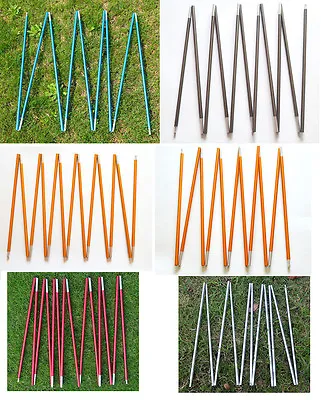 8.5mm/9.5mm/11mm Tent Poles 9-16 Sections Aluminum Alloy Spare Replacement Camp • $18.61