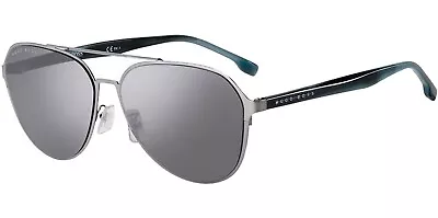 NWT Hugo Boss Men's 63MM Aviator Sunglasses - B1216FSK-06LB-T4 • $64.39