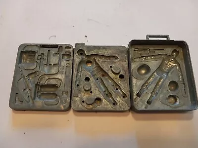 Vintage Set Of 3 Mattel Thingmaker Soldier And Weapons Molds 1965 • $18