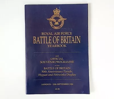 Official Royal Air Force RAF Military - Battle Of Britain Yearbook 1990 Rare • $14.92