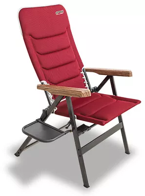 Quest Leisure Bordeaux Pro Comfort Camping Chair With Side Table - F1349 • £109.92