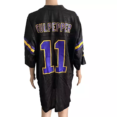 Vintage Reebok NFL Culpepper Vikings Black Alternate Football Jersey Men's XL • $44.99