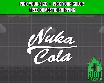 Fallout Nuka Cola Decal For Car Sticker For Laptop Yeti Window Video Games • $4.99