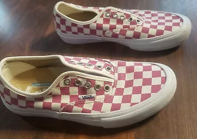 Vans Authentic Pro Checkerboard Pro Checker Rose Pink Mens SZ 6.5 Women SZ 8 NEW • $20.25