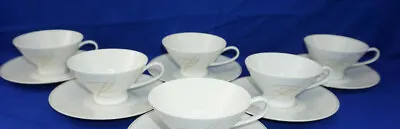 Rosenthal Gold Accord (5) Cups 2 3/8  & (5) Saucers 6 3/8  • $68.88