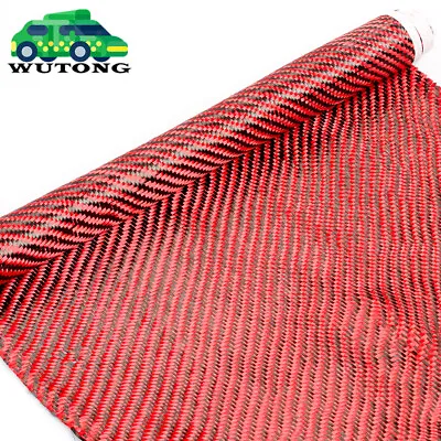 12  X 60  Carbon Fiber Cloth Roll Vinyl Wrap Fabric 2x2 Twill Weave 3k/200gsm • $28.99