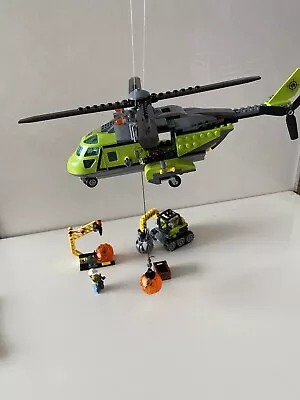 Lego City 60123 Volcano Supply Helicopter Complete • $69