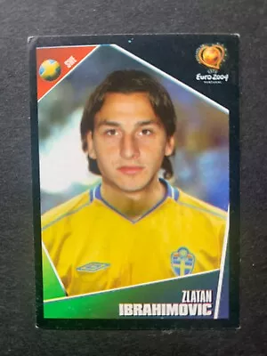 Zlatan Ibrahimovic Sweden Rookie Sticker Euro 2004 Panini #197 • £2.99