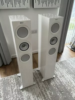 Kef R5 Loudspeakers White IMMACULATE • £1250