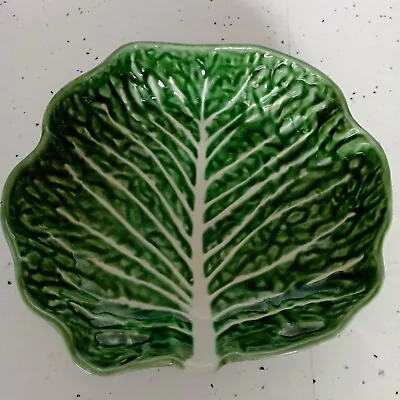 Large Secla Cabbage Leaf Bowl Made In Portugal  • £25