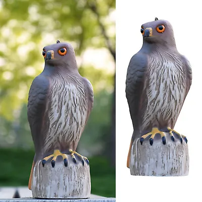 Fake  Bird Scare Repellent Decoy Statue Yard Garden Ornamental Ornament • £11.59