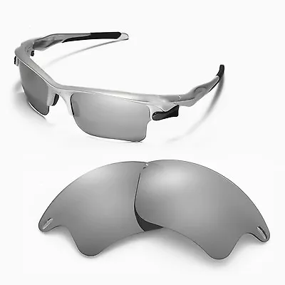 New Walleva Titanium Replacement Lenses For Oakley Fast Jacket XL • $14.99