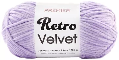 Premier Retro Velvet Yarn-Lavender • $13.01