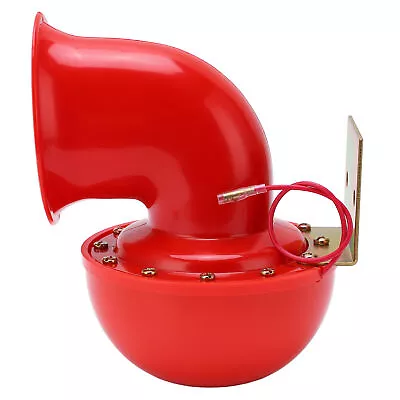  Car Horn 150db Red Air Horn Electric Bull Horn Cow Sound Metal Horn For • $72.47