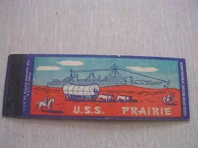 WW II U S S Prairie Matchcover U S Navy Ship • $19.99