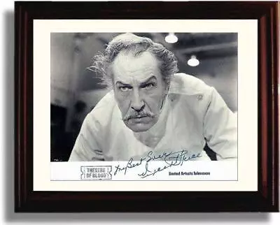 8x10 Framed Vincent Price Autograph Promo Print • $49.99