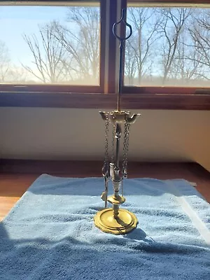Vintage Brass Pipe Rack/Stand With Maintenance Tools • $20