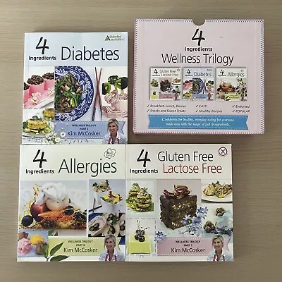 4 Ingredients The Wellness Trilogy Boxed Allergies Diabetes Gluten Kim  McCosker • $32.95