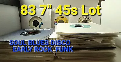 83+ 7  45s LOT Chi-Lites Honey Cone Jacksons Barbara Lewis Ramsey SOUL ROCK Funk • $95