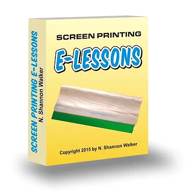 Screen Printing - T-Shirt Printers E-Lessons • $3.99