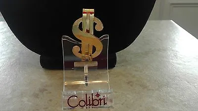 Colibri Kreisler Men's Gold Plated Money Clip Dollar $ Made In Usa  • $10.99