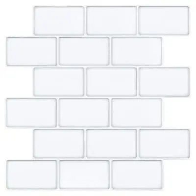 Art3d 10-Sheet Peel And Stick Backsplash Tile Sticke 12 X12  (Thicker Design) • $29.99