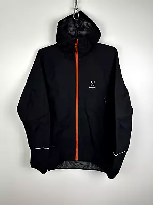 Haglofs Lim Proof Multi Series Black Rain Coat Men's Size S • $70