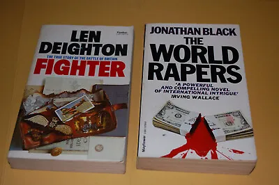 £0.99 • Buy Fighter  - Len Deighton / The World Rapers - Jonathan Black - Paperbacks