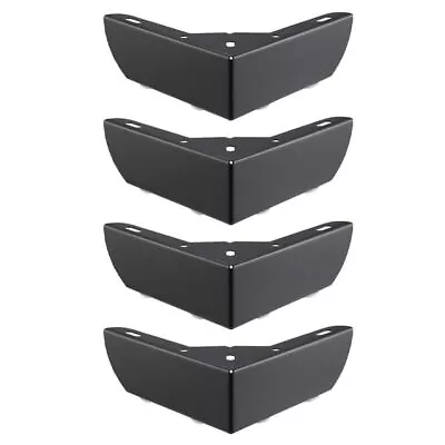 4x Heavy Load Bearing Furniture Legs Metal Table Feet Bed Sofa Legs Replacement. • £10.79