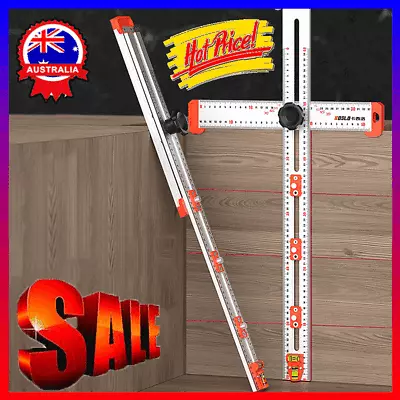 60CM High Precision Angle Ruler Woodworking Scribe Drawing Marking Gauge Tool • $33.44