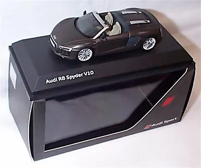 Audi R8 Spyder V10 Argus Brown 1-43 Scale Spark Dealer Model New In Box • $27.33