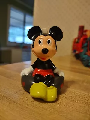 Vintage Disney Mickey Mouse Fishing Bobber Float EUC Shiny 2 1/2  • $15