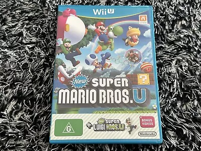 New Super Mario Bros. U + Super Luigi Bonus - Nintendo Wii U - Free Postage • $29.99