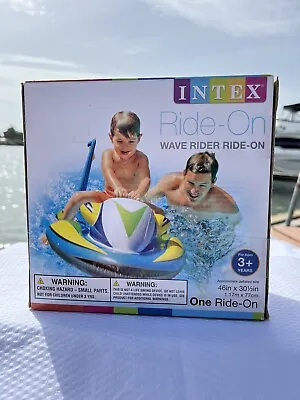 INTEX Wave Rider Ride-On Pool Float Toy Inflatable Beach Summer Fun ~Ages 3+ • $12.99