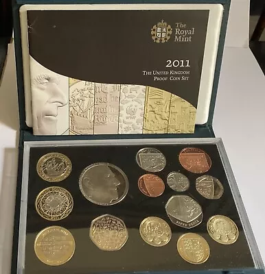 Royal Mint The United Kingdom Proof Coin Set  2011  (n82) • £70