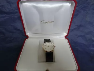 Vintage Cartier 18K Gold 17j Cal.420 Manual Wind Unisex Dress Watch C.1950-60's • $3575