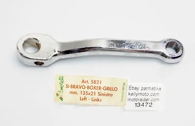 NOS BUZZETTI LEFT PEDAL LINKS ARM MOPED SI BRAVO BOXER GRILLO L=135 Mm ART. 5821 • $9.99