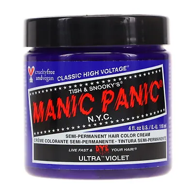 MANIC PANIC Classic High Voltage Ultra Violet 4 Oz • $15.10