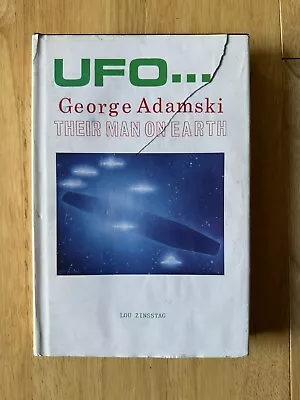 UFO… George Adamski Their Man On Earth. 1st Edition Hardcover. • $111.90