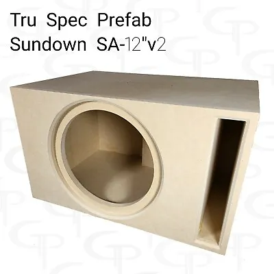 TRU SPEC Prefab Single 12  Subwoofer Enclosure Box Sundown SA 12v2 • $184.99