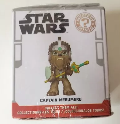 Funko Star Wars Captain Merumeru Bobble Head Mini Vinyl Box Figure Sealed NEW • $5