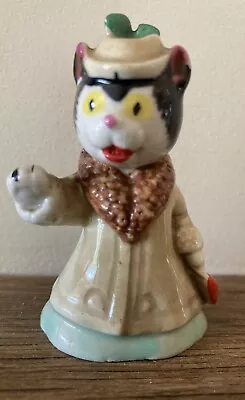 Vintage Mid Century Wade Miss Whimsie Fluffy Cat From Enid Blyton Noddy • £12