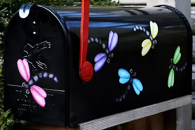 Mailbox Magnet (Partial Cover) Set Of 5 Dragonflies Assorted Colors Mail Box • $2.95