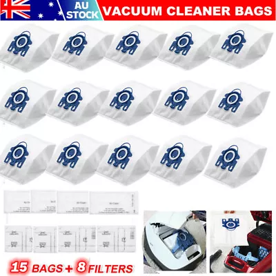 15x Vacuum Bags 3D Efficiency Dust Bag For Miele GN HYCLEAN Compact C1 S6 S5360 • $23.99